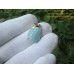 MẶT DÂY CHUYỀN HỒ LY ĐÁ AQUAMARINE BỌC VÀNG 14K