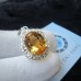 MẶT DÂY CHUYỀN ĐÁ THẠCH ANH VÀNG(CITRINE)