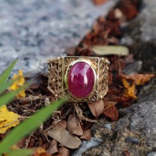 NHẪN NAM ĐÁ CHỦ RUBY THIÊN NHIÊN